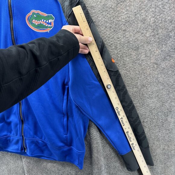 Florida Gators Jacket Mens Large Blue NCAA Football Nike Dri Fit Full Zip Track - Picture 7 of 10